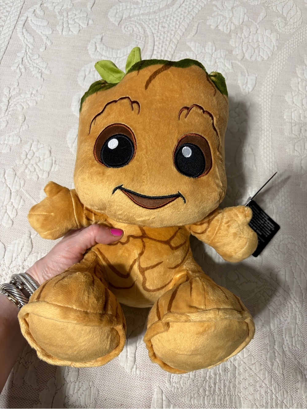 NWT Disney Guardians of the Galaxy Character Soft Brown Big Feet Baby Groot GIFT